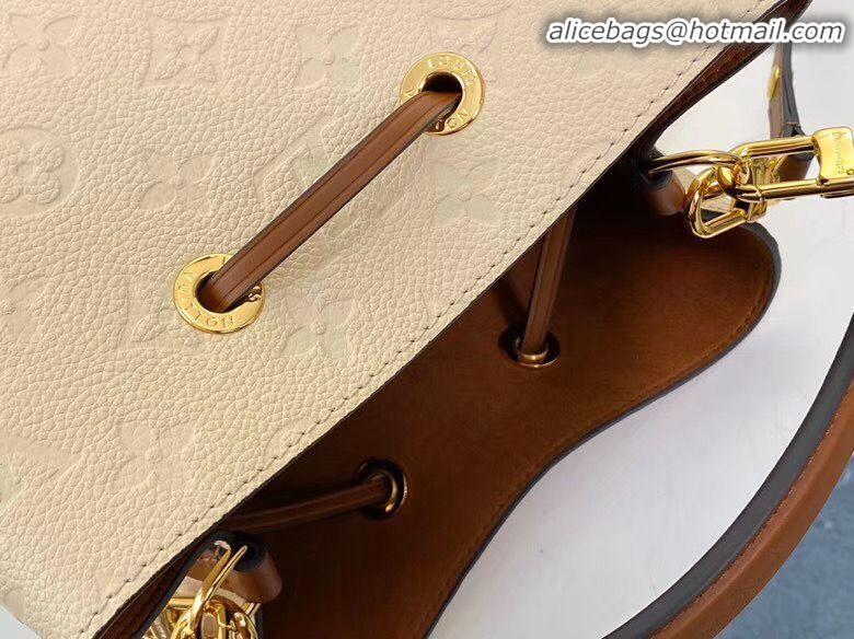 Reproduction Louis Vuitton Monogram Empreinte Neonoe Original Leather M45256 Cream