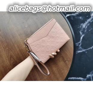 Top Quality Louis Vuitton Original Monogram Empreinte Clutch bag MELANIE M68705 pink