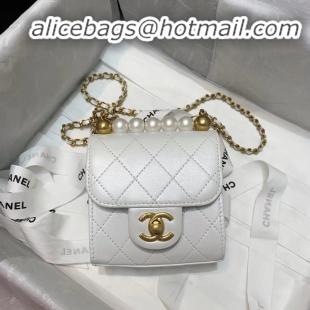 Generous Reproduction Chanel Flap Bag AP0997 white