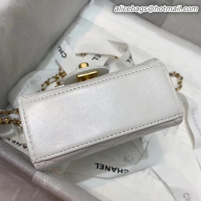 Generous Reproduction Chanel Flap Bag AP0997 white