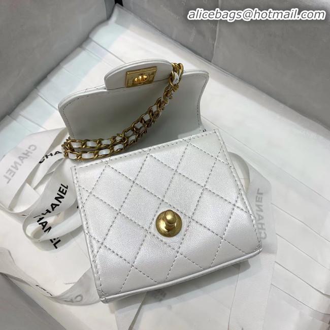 Generous Reproduction Chanel Flap Bag AP0997 white