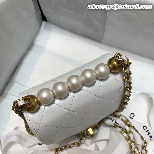 Generous Reproduction Chanel Flap Bag AP0997 white