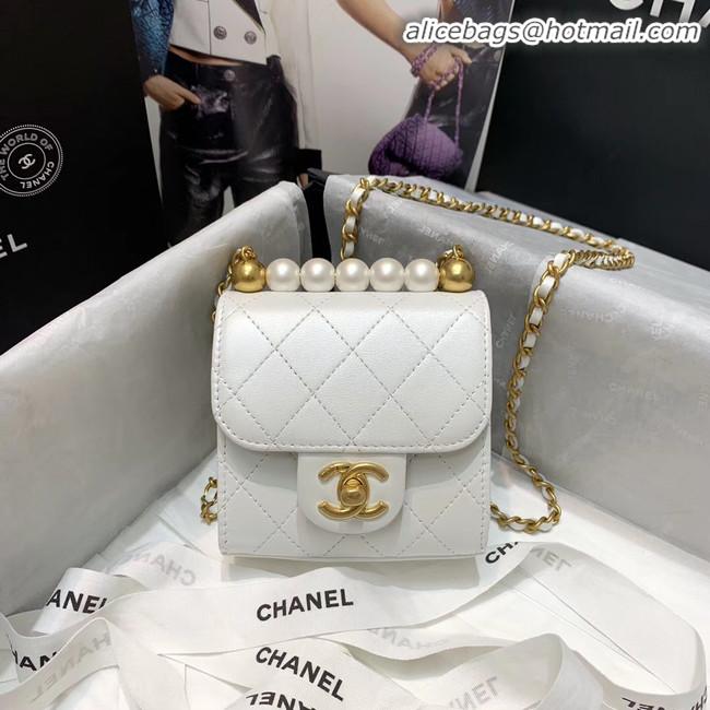 Generous Reproduction Chanel Flap Bag AP0997 white