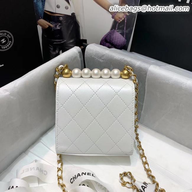 Generous Reproduction Chanel Flap Bag AP0997 white