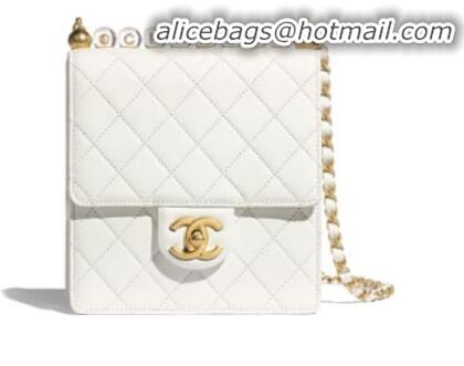 Generous Reproduction Chanel Flap Bag AP0997 white