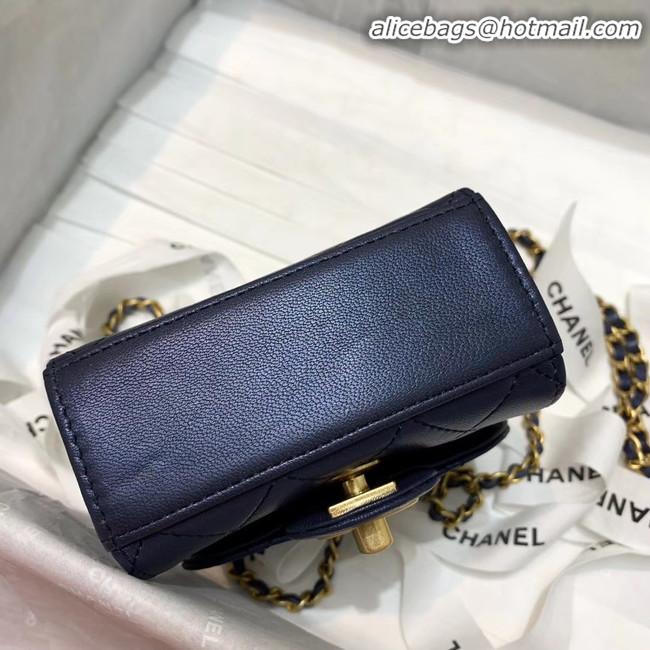 Spot Discount Chanel Flap Bag AP0997 Navy Blue