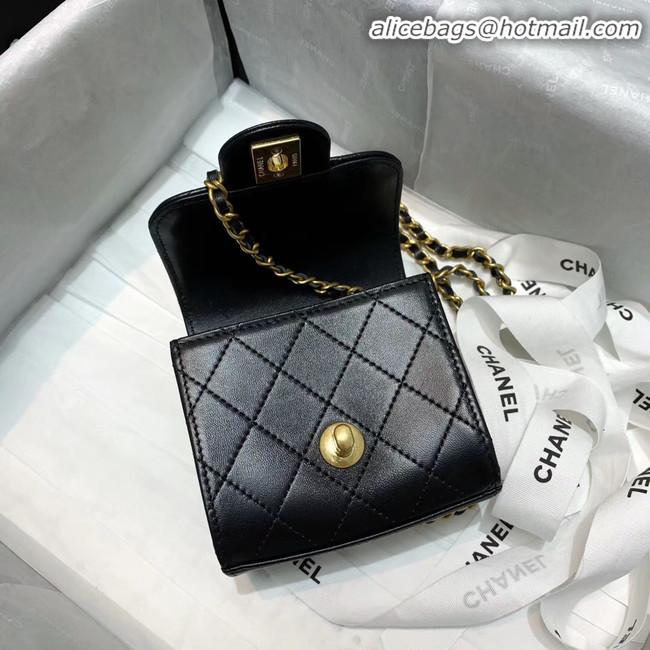 Spot Cheapest Chanel flap bag AP0997 black