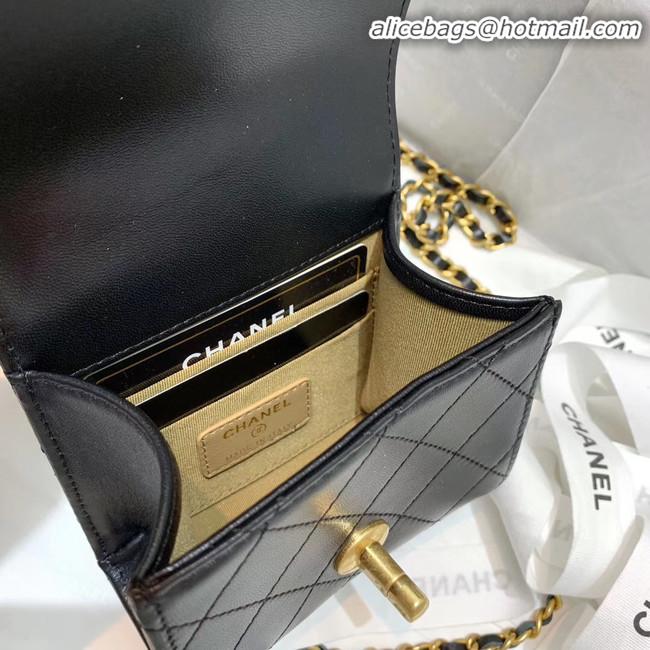 Spot Cheapest Chanel flap bag AP0997 black