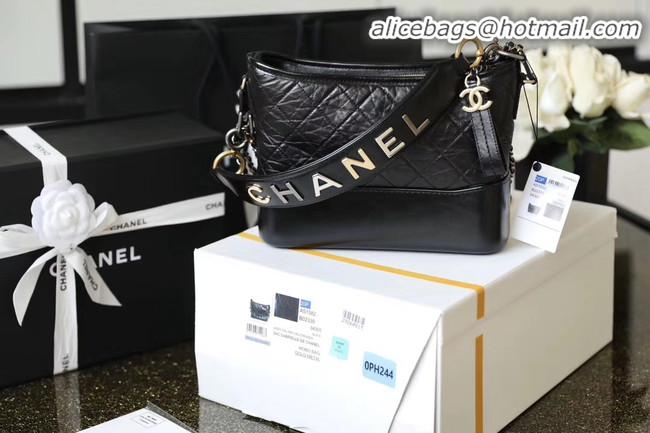 Colorful Discount Chanel gabrielle hobo bag A93824 black