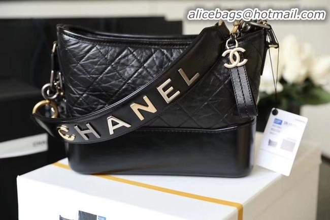 Colorful Discount Chanel gabrielle hobo bag A93824 black