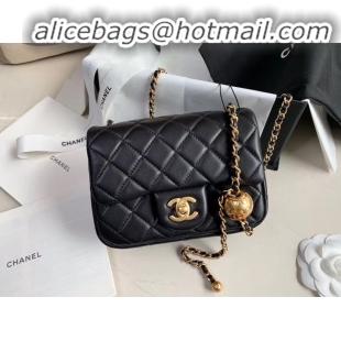 Inexpensive Chanel MINI Flap Bag Original Sheepskin Leather AS1786 black