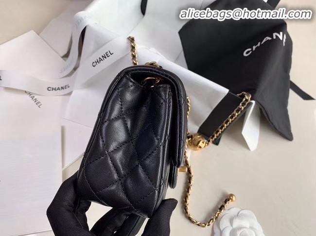 Inexpensive Chanel MINI Flap Bag Original Sheepskin Leather AS1786 black