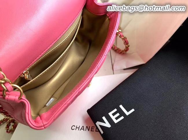 Classic Faux Chanel MINI Flap Bag Original Sheepskin Leather AS1786 rose