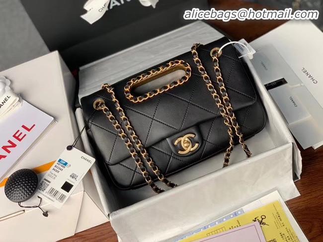 Affordable Price Chanel Flap Bag Original Sheepskin Leather AS1466 black