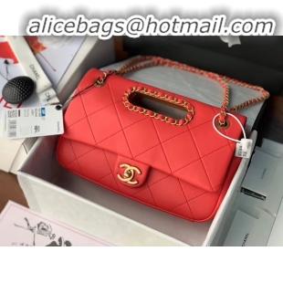 Super Quality Chanel Flap Bag Original Sheepskin Leather AS1466 red