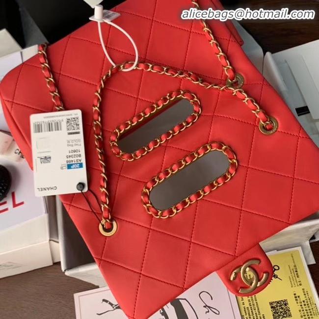 Super Quality Chanel Flap Bag Original Sheepskin Leather AS1466 red