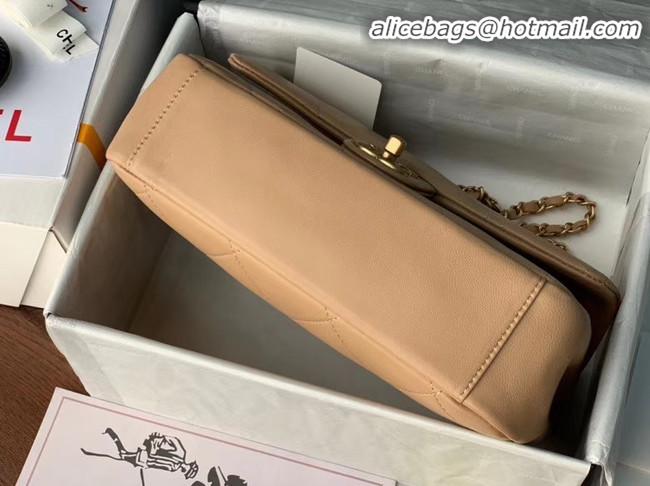 Duplicate Discount Chanel Flap Bag Original Sheepskin Leather AS1466 apricot