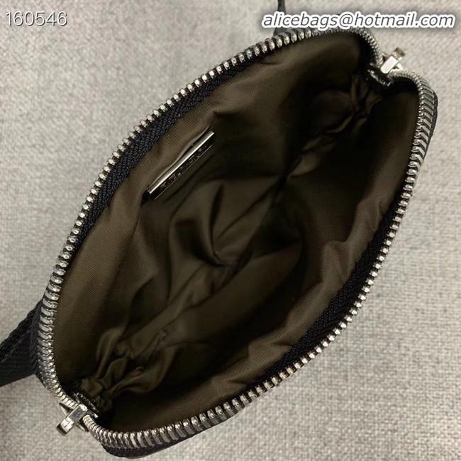 Imitation Wholesale Prada Re-Edition nylon Pocket 82033 dark brown