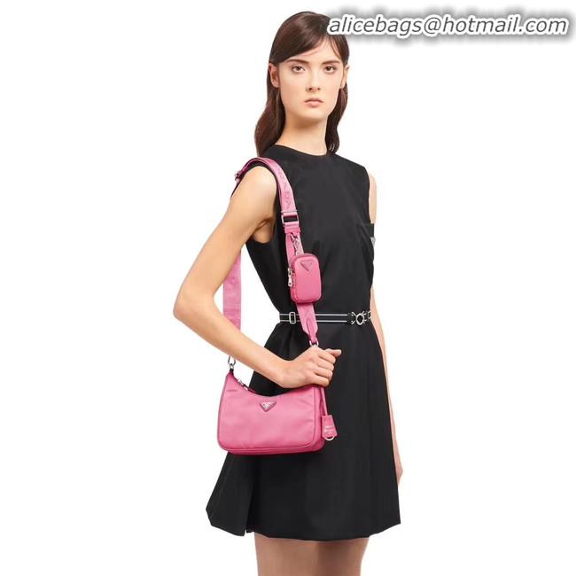 Buy Discount Prada Nylon Shoulder Bag 91277 pink