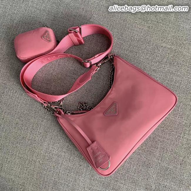 Buy Discount Prada Nylon Shoulder Bag 91277 pink