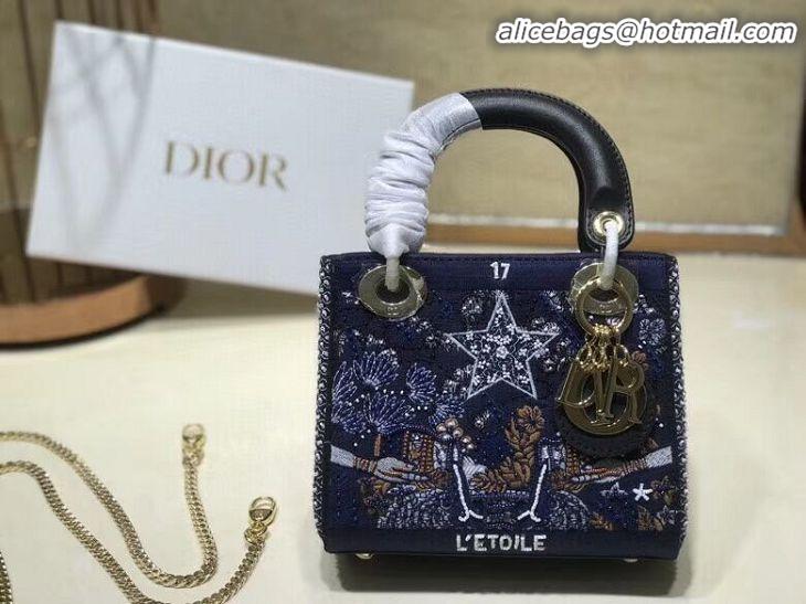 Luxury Rebate LADY DIOR embroidered cattle leather AD0168-3