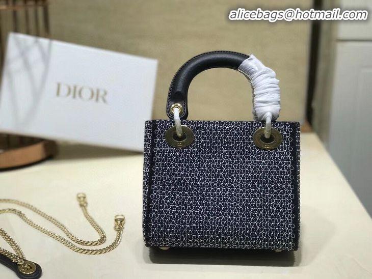 New Arrivals LADY DIOR embroidered cattle leather AD0168-4