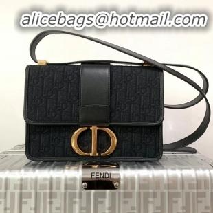 Fashion Show Collection Dior 30 MONTAIGNE CANVAS BAG C9203 black