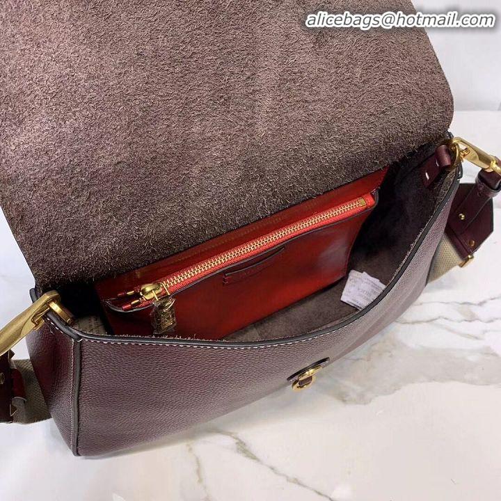 New Fashion VALENTINO Origianl leather shoulder bag V0888 Burgundy