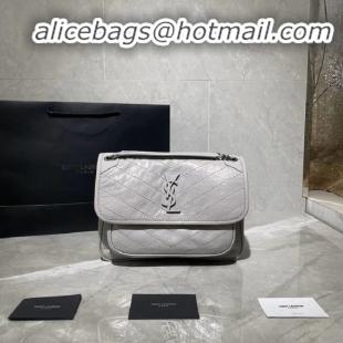 Spot Bulk Yves Saint Laurent Medium Niki Chain Bag 498894 PEARL GREY