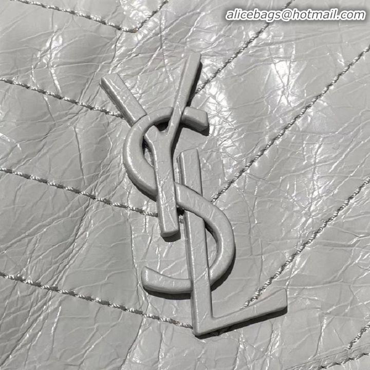 Spot Bulk Yves Saint Laurent Medium Niki Chain Bag 498894 PEARL GREY