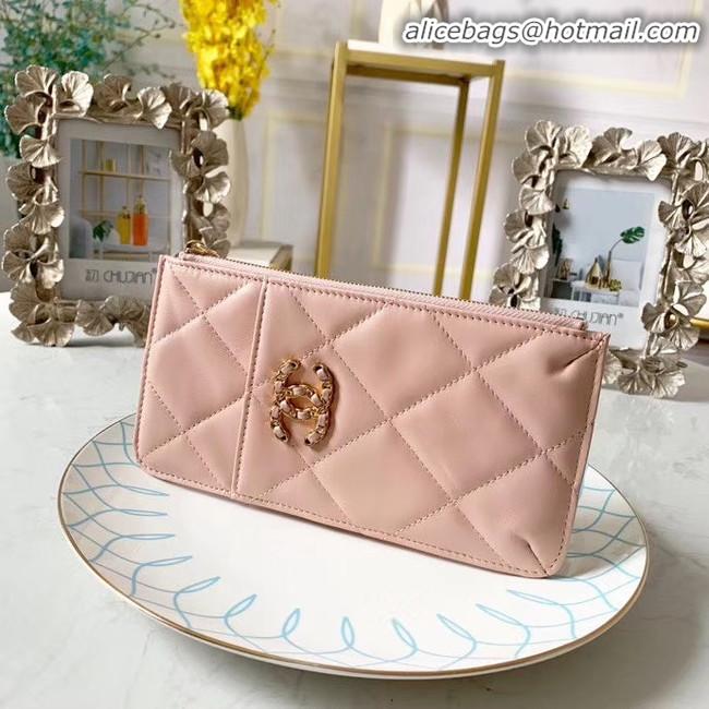 Fashion Ladies CHANEL 19 Mobile phone case Card Holder AP1182 pink