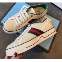 Stylish Gucci Disney Canvas Sneakers Vintage G23107 White 2020