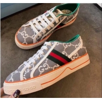 Reasonable Price Gucci Disney Embroidered Sneakers G23109 Grey 2020