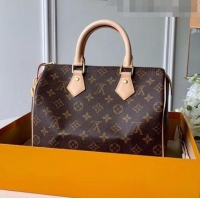 New Design Louis Vuitton Monogram Canvas Speedy 25 Top Handle Bag M41109 2020 