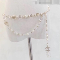 Lower Price Chanel Pearl Resin Belt AB2563