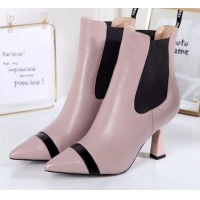 Purchase Fendi Colibrì Calfskin Pointed Heel Short Boots G01519 Pink 2020