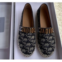 Perfect Dior J'Adior Espadrilles in Blue Oblique Canvas G12008 2020