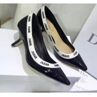 Good Quality Dior J'Adior Mid-Heel Pump in Patent Calfskin and Embroidered Ribbon G12733 2020