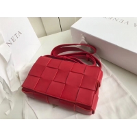 Classic Discount Bottega Veneta Sheepskin Weaving Original Leather 578004 red