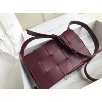 Buy Cheap Bottega Veneta Sheepskin Weaving Original Leather 578004 Wine