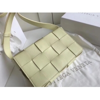 Wholesale Bottega Veneta Sheepskin Weaving Original Leather 578004 Light green