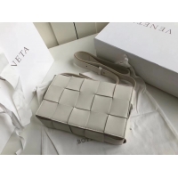 Buy Discount Bottega Veneta Sheepskin Weaving Original Leather 578004 Off White