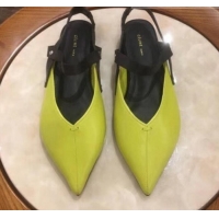 Cheap Price Celine Lambskin Philo Slingback Flat C71036 Yellow