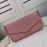 Spot Bulk Fendi WALLET ON CHAIN WITH POUCHES leather mini-bag F0005 pink