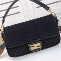 Top Quality Classic FENDI fabric bag F0386 black