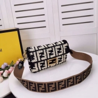 Ladies Cheapest FENDI fabric bag F0904 black