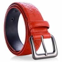 Traditional Specials Bottega Veneta Intrecciato Nappa Belt BV27480 Red