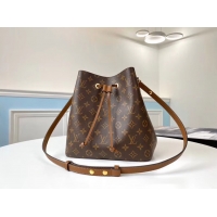 Buy Reproduction Louis Vuitton Monogram Canvas Neonoe Original Leather M44887 brown