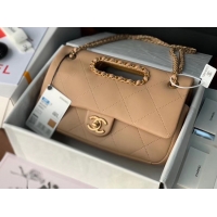 Duplicate Discount Chanel Flap Bag Original Sheepskin Leather AS1466 apricot