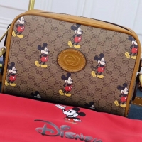 Elegant Duplicate Gucci Disney x Mickey Mouse Small Shoulder Bag 602536 Brown